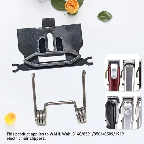 Hair Clippers Spring Tension & Cam Follower Swing Head for WAHL Magic Clip 8148/8504/8591/1919 Repair Part (Cam Follower & Double Torsion Spring)