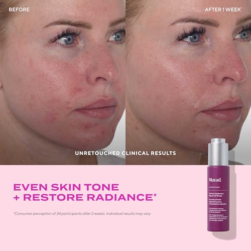 Murad Cellular Hydration Repair Oil Drops ? Hydrating Facial Oil for Dry, Dehydrated Skin ? Strengthens Skin Barrier, Boosts Radiance & Smoothness ? Lightweight, Fast-Absorbing Formula ? 1.0 oz