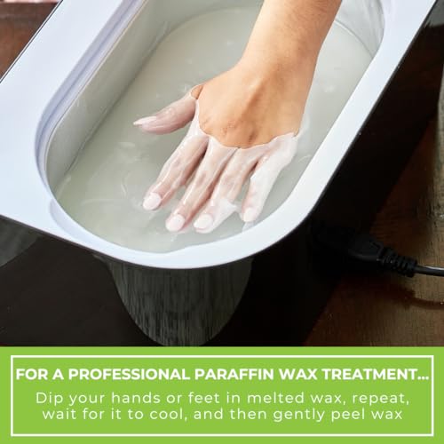 Peppermint Paraffin Wax Refill 1 lb Block for Hand & Foot Bath Spa