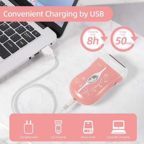Women’s Cordless Electric Razor for Legs & Body - Rechargeable, Gentle on Skin