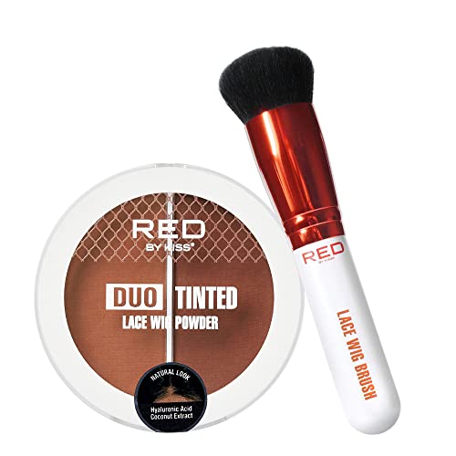 Red by Kiss Lace Wig Brush Tinted Powder Duo – Matte Finish