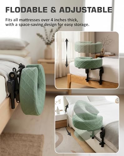 Adjustable Massage Headrest for Bed – Memory Foam Face Cradle