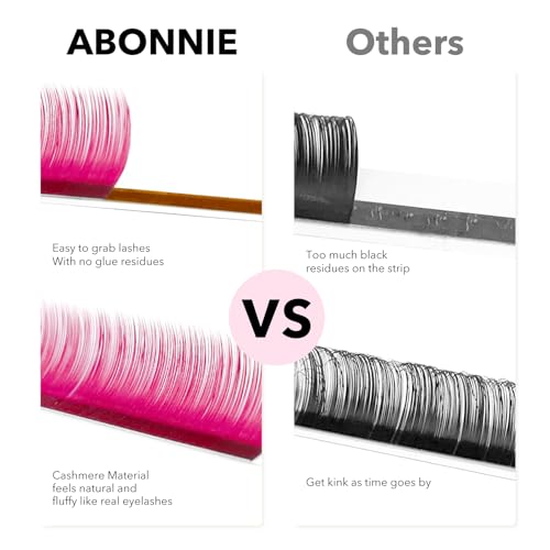 Colored Cashmere Lash Extensions 12-15mm C Curl 0.07