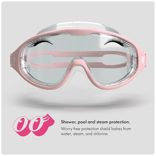 Lash Goggles for Shower | Lash Extension Goggles & Eyeshield for Shower, Bath, Steam & Pool | Fog-Proof & Reusable Eyelash Guard with Anti-Fog Design