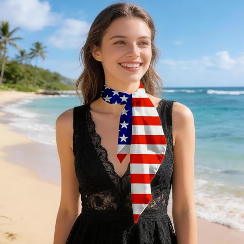 National Flag Head Scarf - 27.5 Inch Silk Hair & Face Wrap for Men & Women