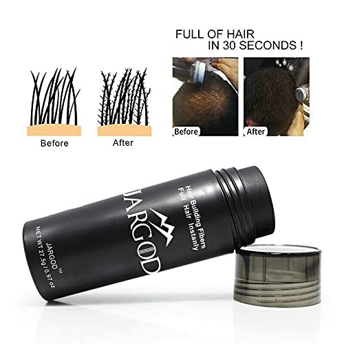 Hair Building Fibers for Thinning Hair Completely Conceals Hair Loss Fuller Looking Hair - Hair Thickener & Topper for Women & Men 27.5g (0.97 Ounce (Pack f 1), Medium Brown)