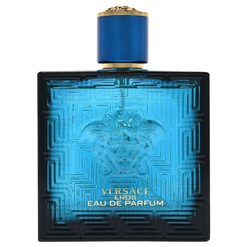 Versace Eros Eau de Parfum Spray for Men - Long-Lasting Fragrance, 3.4 oz