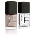 Dr.'s Remedy Enriched Nail Polish, Poised Pink Champagne with TOTAL Two-in-One Top and Base Coat Set 0.5 Fluid Oz Each