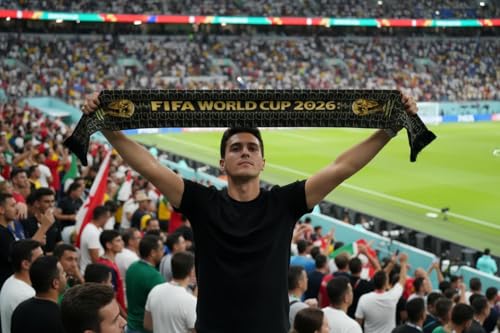 2026 Soccer Scarf Set - Lightweight Breathable Mesh for Fans