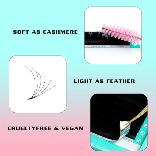 VAVALASH Cashmere Easy Fan Lashes D 0.05 8-15mm
