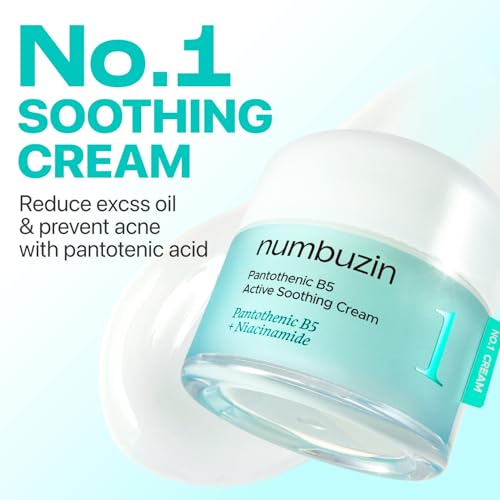 Numbuzin No.1 Pantothenic B5 Soothing Cream – Sebum & Acne Control