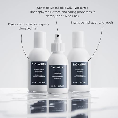 SACHAJUAN Intensive Repair Kit - Nourishing Hair Care Set with UV Protection