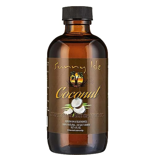 Sunny Isle Jamaican Black Castor Oil & Coconut Oil 4oz - Natural Hair & Skin Moisturizer