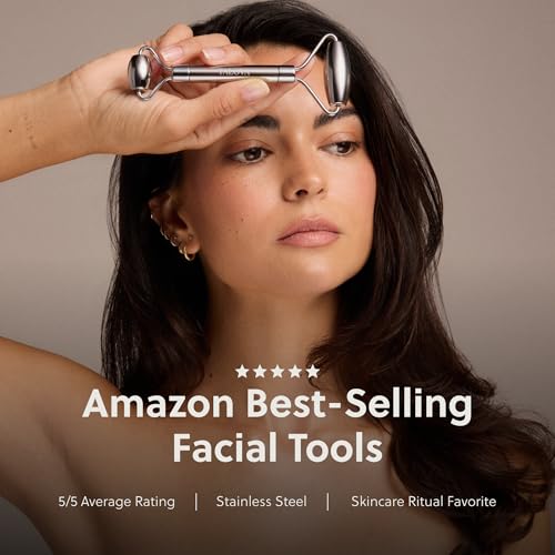 304 Stainless Steel Facial Roller for Face Massage & Anti-Aging