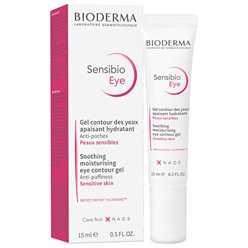 Bioderma - Eye Gel - Sensibio - Moisturizing and Visibly Reduces Fine Lines - Skin Soothing - Eye Gel for Sensitive Skin