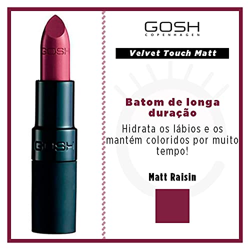 Velvet Touch Matte Lipstick 012 Raisin by Gosh