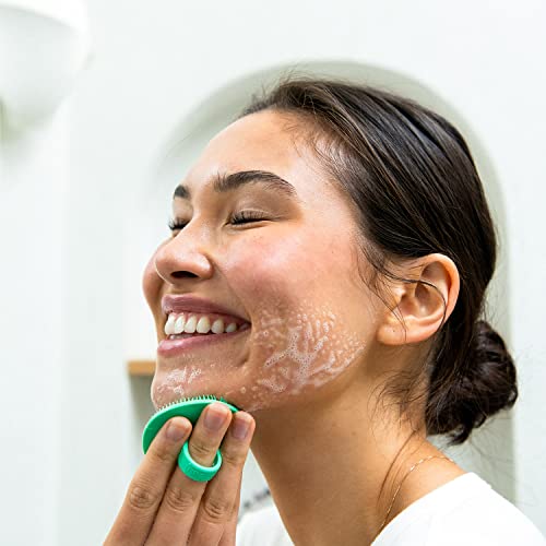 Boie USA Face Scrubber - Gentle Silicone Facial Exfoliating Brush