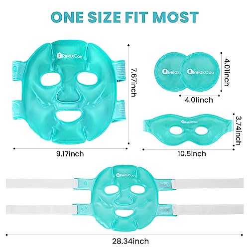 RelaxCoo Gel Ice Face Mask for Dark Circles & Puffiness