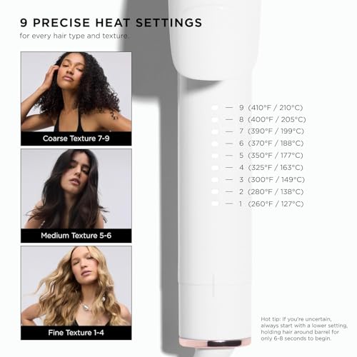 T3 SinglePass Curl X 1.25" Curling Iron | 9 Heat Settings