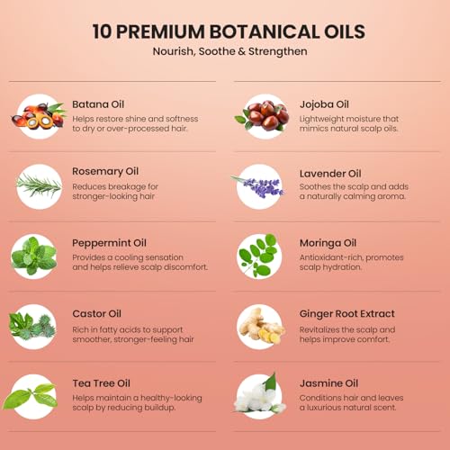 Hair Growth Serum Oil for Women - Vegan Formula for Thicker Hair