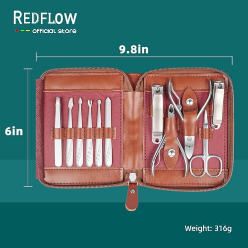 11-Piece Stainless Steel Nail Clipper Set for Men & Women