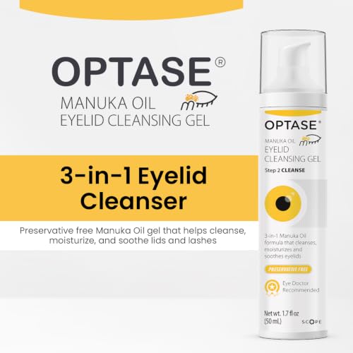 OPTASE Manuka Oil Eyelid Cleansing Gel 1.7 fl oz