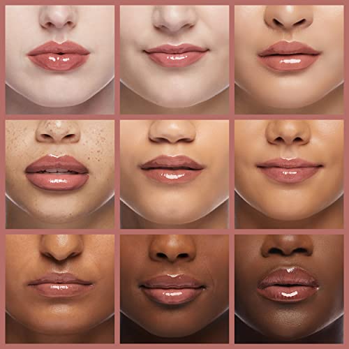 Rimmel Stay Glossy 6HR Lip Gloss, Bare Minimum, 0.18 Fl Oz (Pack of 2)