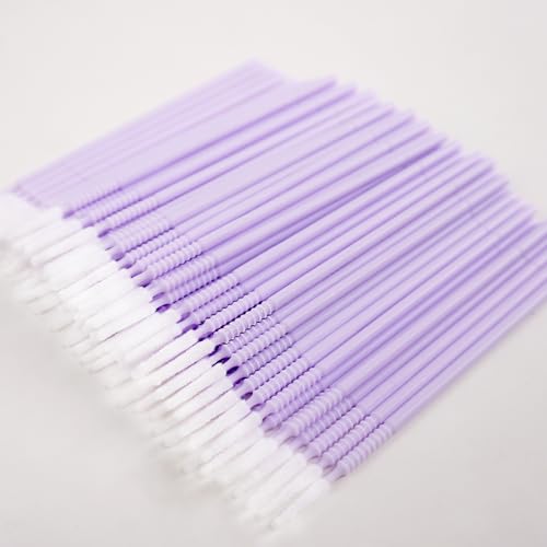 Eyelash Extension Microswabs Purple 200 pcs - Precision Lash & Beauty Tool