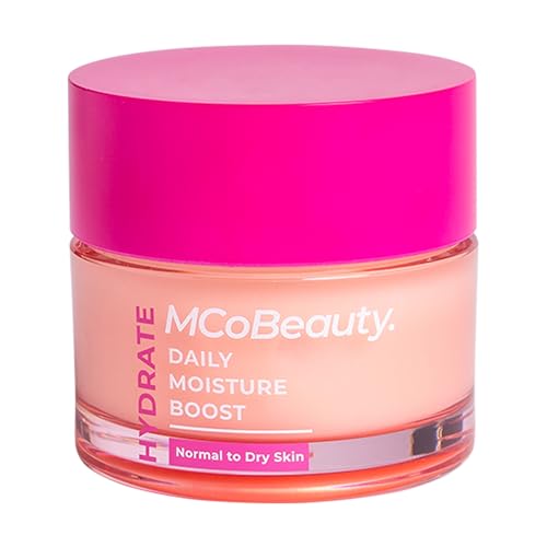 MCoBeauty - Hydrate Daily Moisture Boost - Gel-Cream Face Moisturizer with Hyaluronic Acid & Niacinamide for Radiant, Hydrated Skin - Vegan, Cruelty Free Skin Care