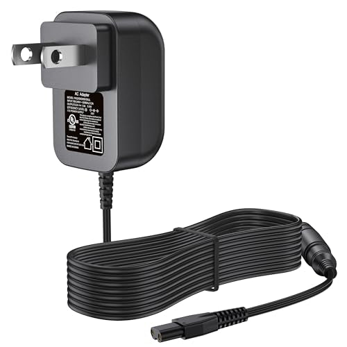 5V Charger for Skull Shaver Power Cord Compatible with Pitbull Gold/Silver Pro Rechargeable Clipper AC Adapter for Butterfly Kiss Cordless Trimmer DC Adaptor Supply