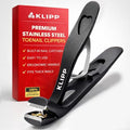 Heavy Duty Toenail Clippers for Thick Nails - Ergonomic Long Handle with Curved Blades