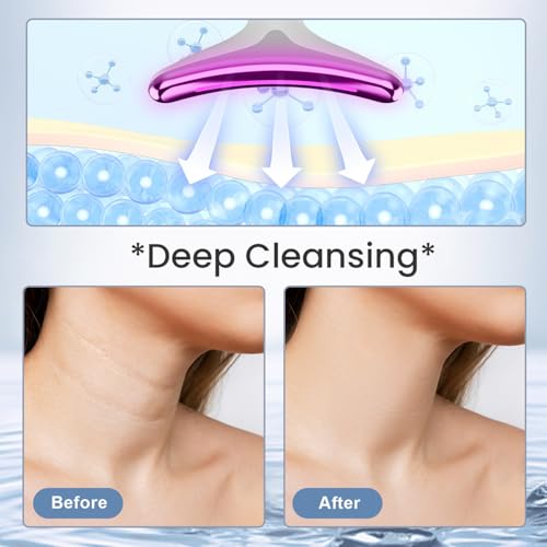 Red Light Therapy Face & Neck Massager for Anti-Aging Skin Rejuvenation