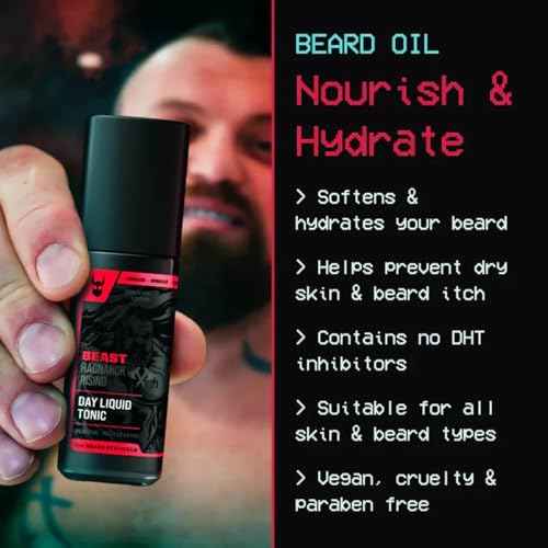 Beard Struggle Ragnarok Rising Eddie Hall Beast Line - Signature Beard Care Kit - Includes Balm, Wash, Conditioner, Night & Day Oil