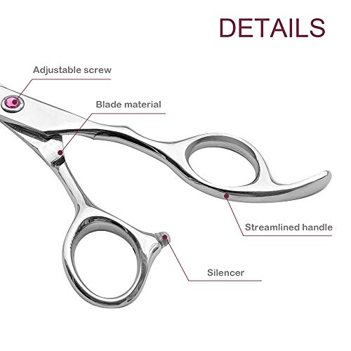 Kids Hair Cutting Scissors Set 6.5 inch Round Tip Safety Shears