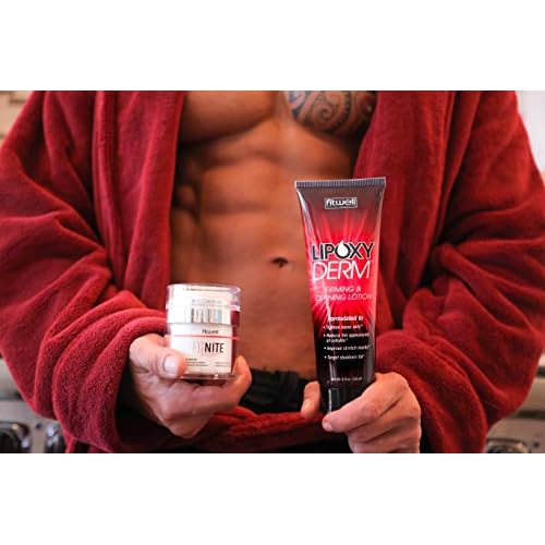 Advanced Firming and Defining Lotion by Lipoxyderm - Helps Tighten Loose Skin - Reduce Appearance of Cellulite & Stretch Marks ? Fragrance Free - Non-Greasy - Non Tingle or Burn - 8 fl oz