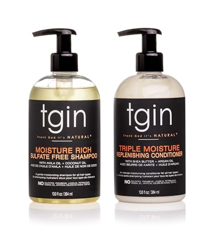 Thank God It's Natural Moisturizing Shampoo & Conditioner Duo for Curly & Wavy Hair