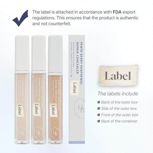 HEVEBLUE Penta Berry Panthenol Repair Concealer - Full Coverage