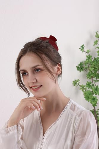 Acetate Claw Clips 4-Inch Cherry Red Hair Clips