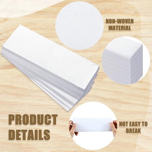 Leelosp 2000 Pcs Wax Strips for Hair Removal Non Woven Skin Body Facial Bikini Beauty Waxing Sheets Soft Wax Strips Paper Hair Removal Patch for Women Men Arms Legs Back Body Underarm Eyebrow Armpit