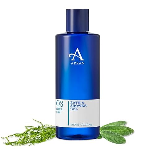 Arran Sense of Scotland Seaweed and Sage Bath and Shower Gel, 300 ml