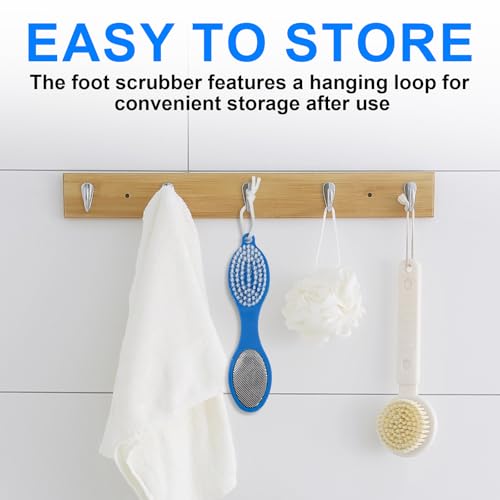 4-in-1 Foot Scrubber Brush Set - Pumice Stone & Callus Remover