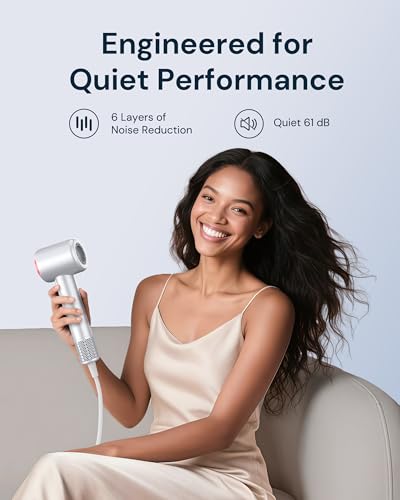 Volgtia Hair Dryer 110000 RPM Ionic Diffuser Curly
