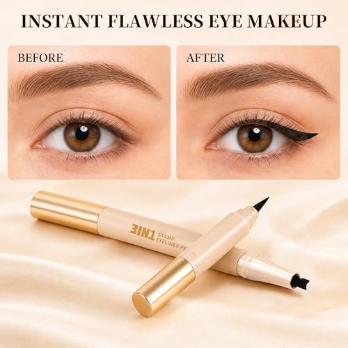 Winged Eyeliner Stamp 3-in-1 Liquid Liner & Wing Stencil