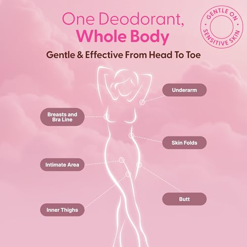 Aluminum-Free Whole Body Deodorant for Women - Tahitian Vanilla Scent