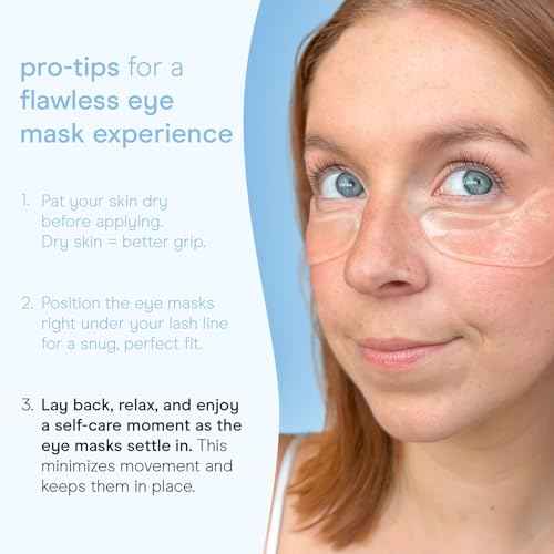 Baebody Advanced Snail Mucin Under Eye Patches for Women & Men (6 Pairs) - Under Eye Masks for Dark Circles and Puffiness - With Niacinamide - Reduce Fine Lines and Wrinkles