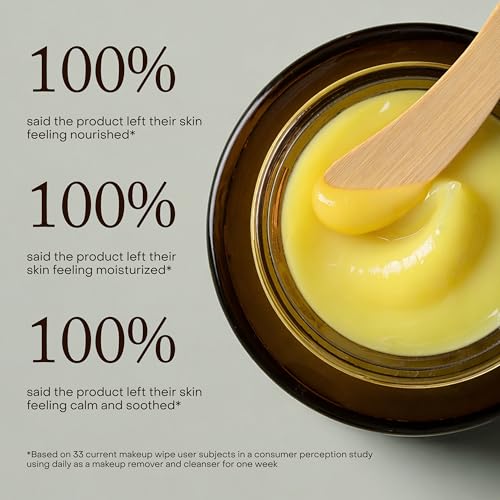 True Botanicals Ginger Turmeric Cleansing Balm - Hydrating Makeup Remover for Sensitive Skin