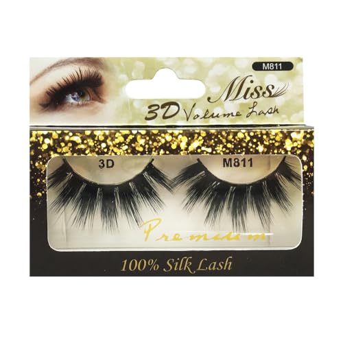 [4 PACKS] Miss Lashes 3D Volume Tapered False Eyelash Extension