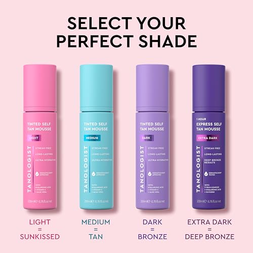 Tanologist Dark Self Tan Mousse - Streak-Free, 6.76 oz