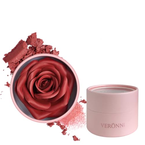 Pink Rose Petal Blush Powder – 3D Flower Makeup, Long-Lasting
