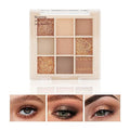 Boobeen Nude Eyeshadow Palette - 9 Color Matte & Shimmer